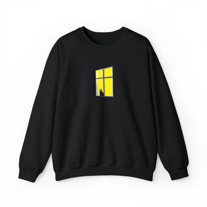 WINDOW CAT | Crewneck Sweatshirt