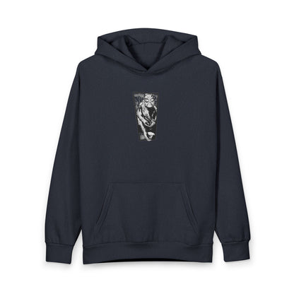 SPIDER-MAN Classic White Hoodie with Black Exclamation Artwork
