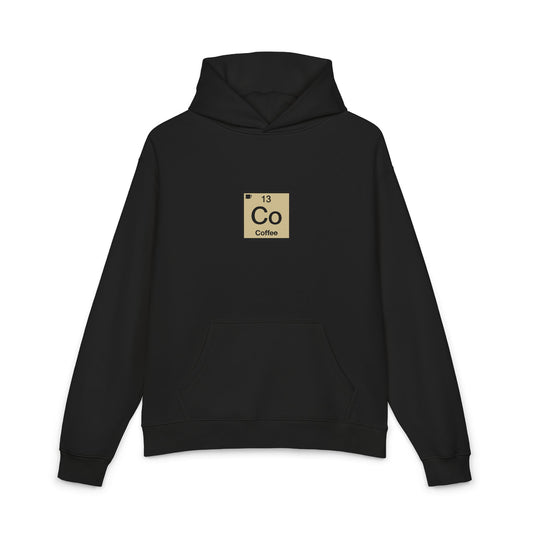Coffee Element Hoodie — Periodic Table 'Co' Coffee Design