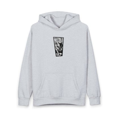 SPIDER-MAN Classic White Hoodie with Black Exclamation Artwork