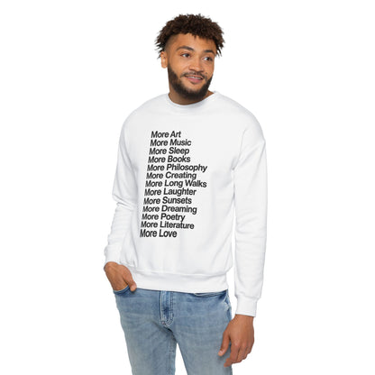 More Art, More Life Oversized Sweatshirt