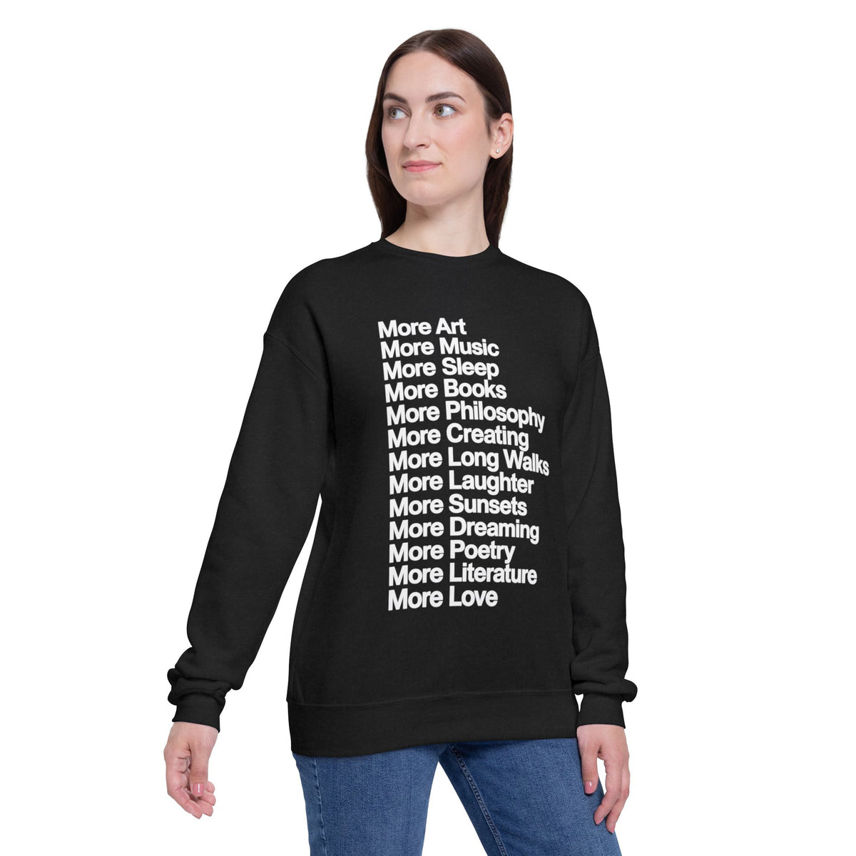 More Art, More Life Oversized Sweatshirt