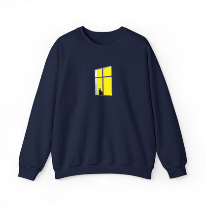 WINDOW CAT | Crewneck Sweatshirt
