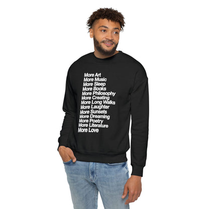 More Art, More Life Oversized Sweatshirt