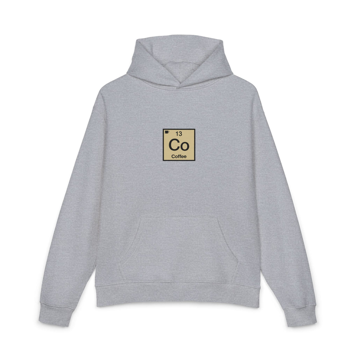 Coffee Element Hoodie — Periodic Table 'Co' Coffee Design