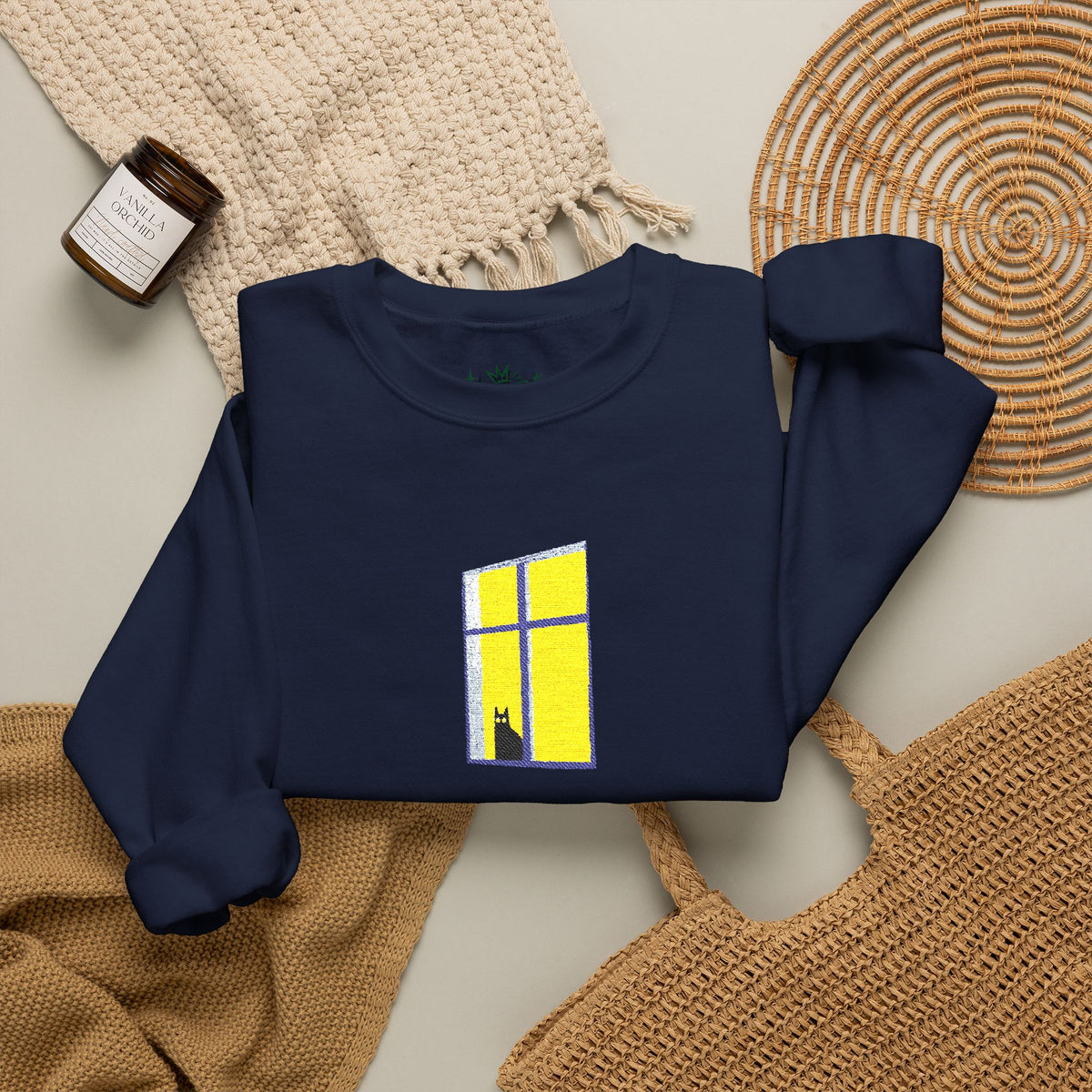 WINDOW CAT | Crewneck Sweatshirt
