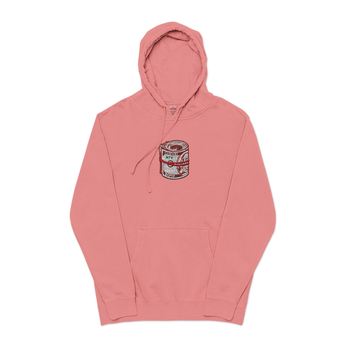 Can of Soup Graphic Hoodie — Vintage Pigment-Dyed Comfort