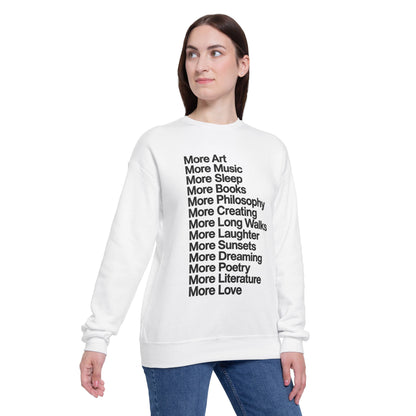More Art, More Life Oversized Sweatshirt