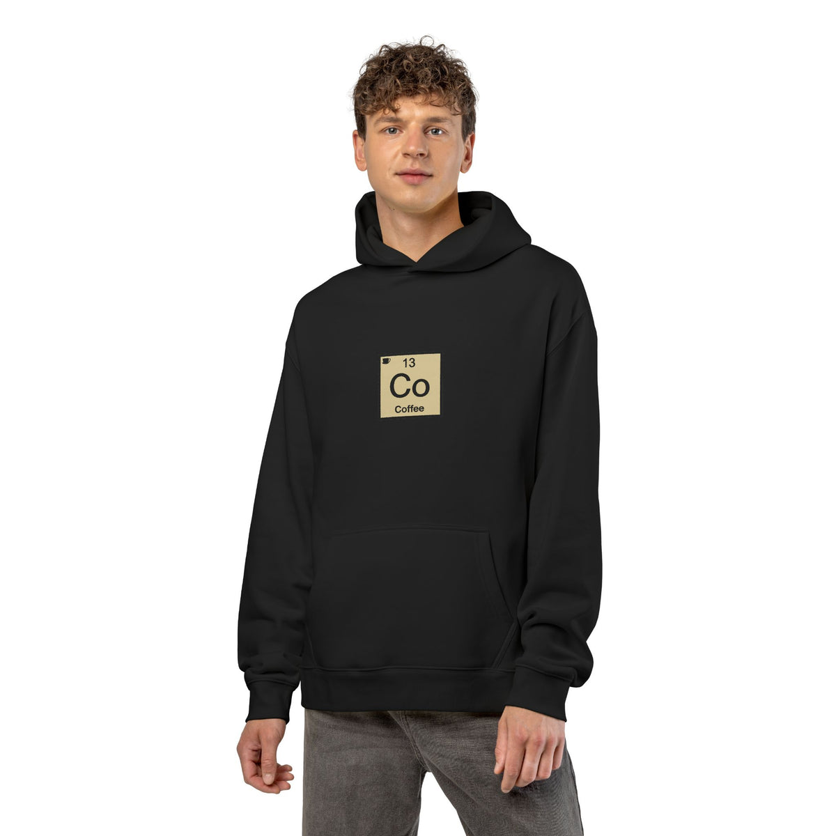 Coffee Element Hoodie — Periodic Table 'Co' Coffee Design