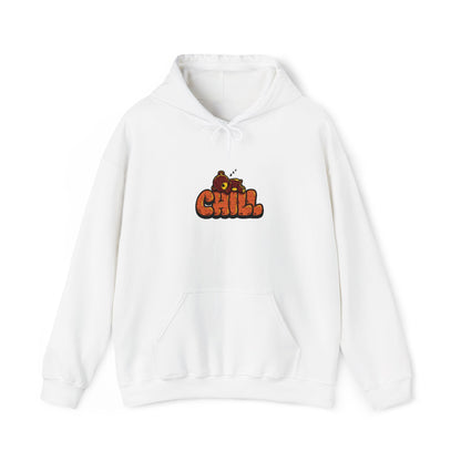 Chill Pumpkin Graphic Hoodie — Cozy Fall Halloween Sweatshirt