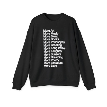 More Art, More Life Oversized Sweatshirt