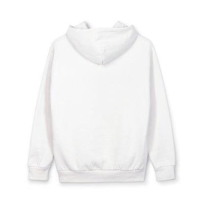 SPIDER-MAN Classic White Hoodie with Black Exclamation Artwork