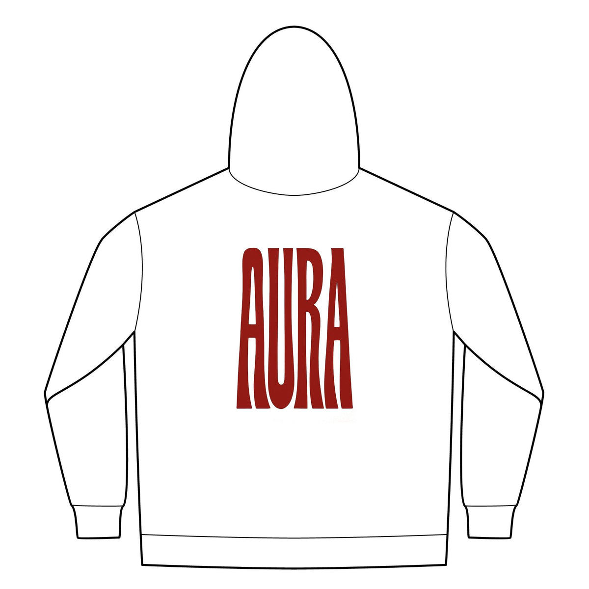 AURA Zip Hoodie — Cozy Coastal Graphic Zip-UP