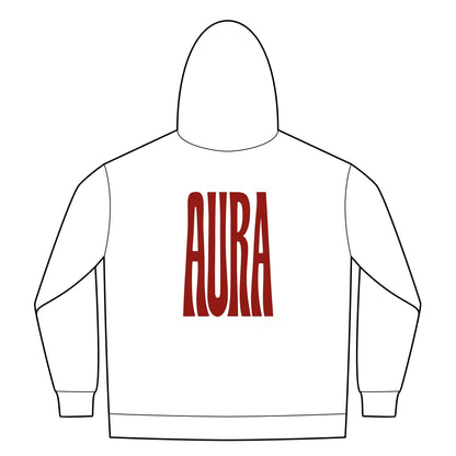 AURA Zip Hoodie — Cozy Coastal Graphic Zip-UP