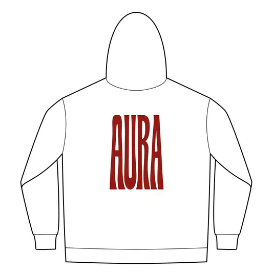 AURA Zip Hoodie — Cozy Coastal Graphic Zip-UP