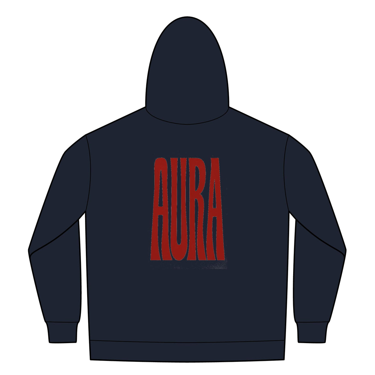 AURA Zip Hoodie — Cozy Coastal Graphic Zip-UP
