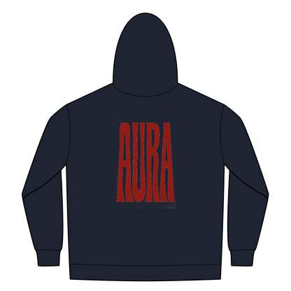 AURA Zip Hoodie — Cozy Coastal Graphic Zip-UP