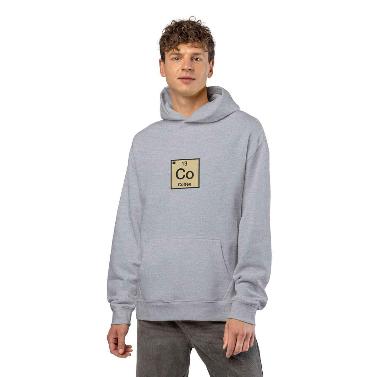 Coffee Element Hoodie — Periodic Table 'Co' Coffee Design