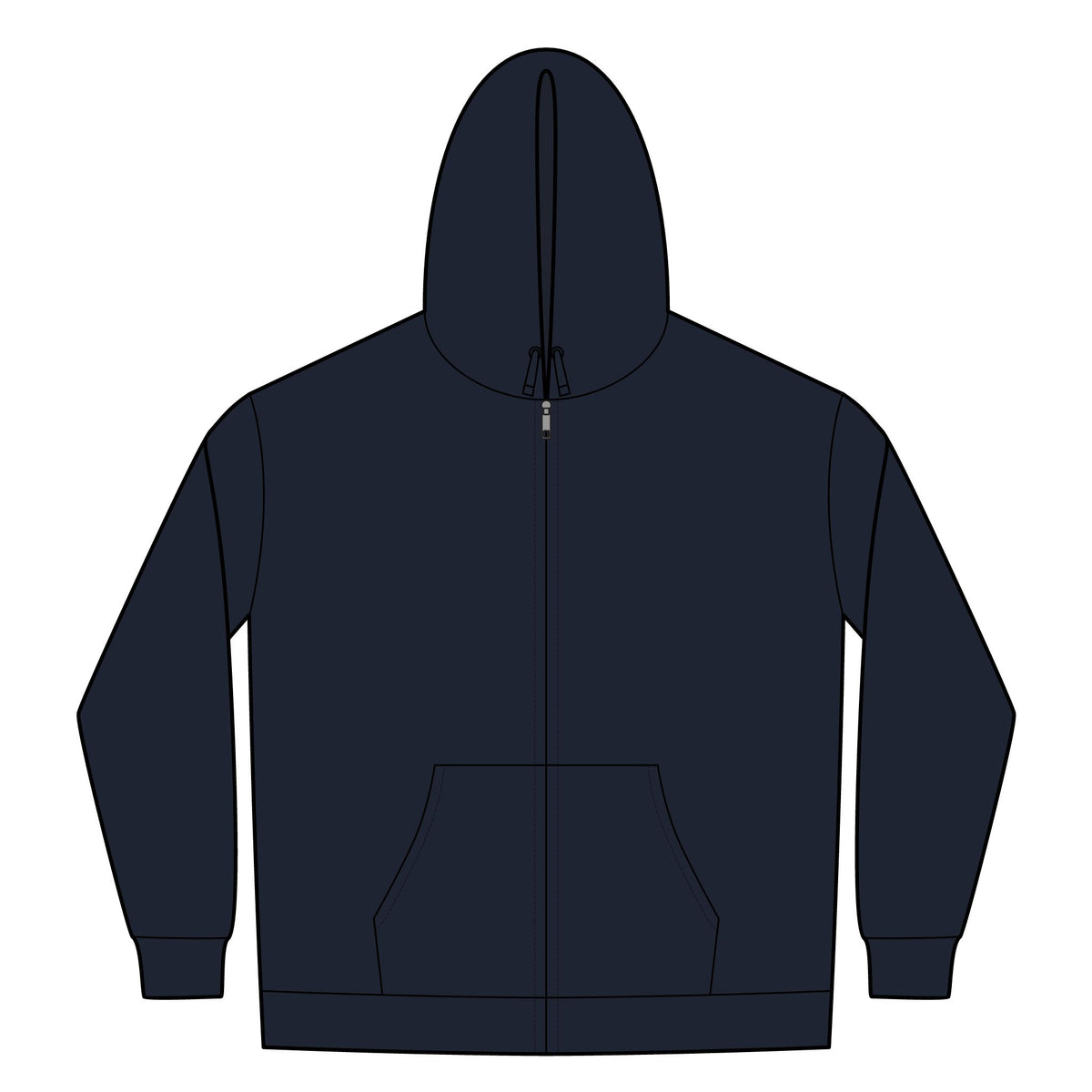 AURA Zip Hoodie — Cozy Coastal Graphic Zip-UP