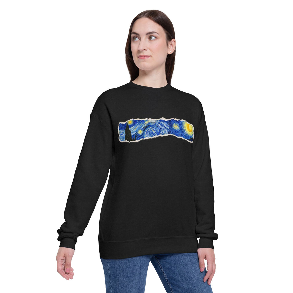 Starry Night Brushstroke Sweatshirt