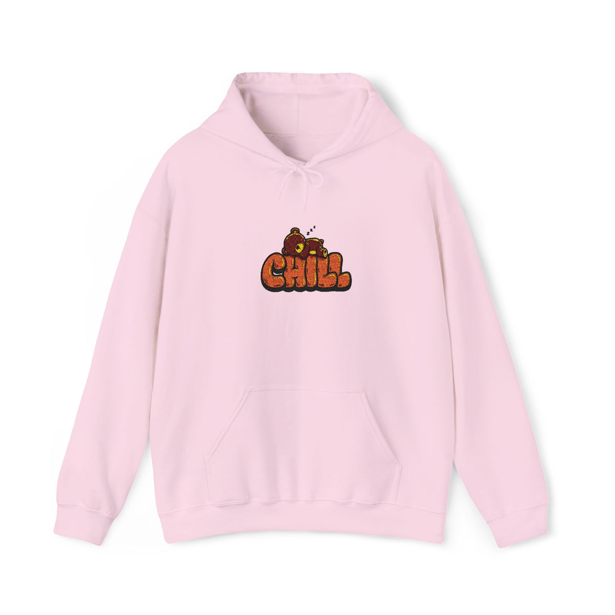 Chill Pumpkin Graphic Hoodie — Cozy Fall Halloween Sweatshirt
