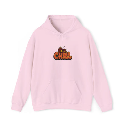 Chill Pumpkin Graphic Hoodie — Cozy Fall Halloween Sweatshirt