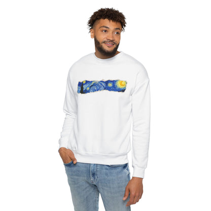 Starry Night Brushstroke Sweatshirt