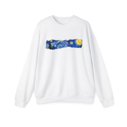 Starry Night Brushstroke Sweatshirt