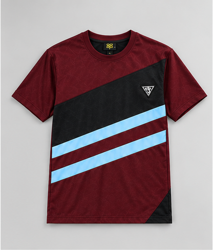 BLANCO Burgundy Premium Tracksuit Set – Men’s Streetwear